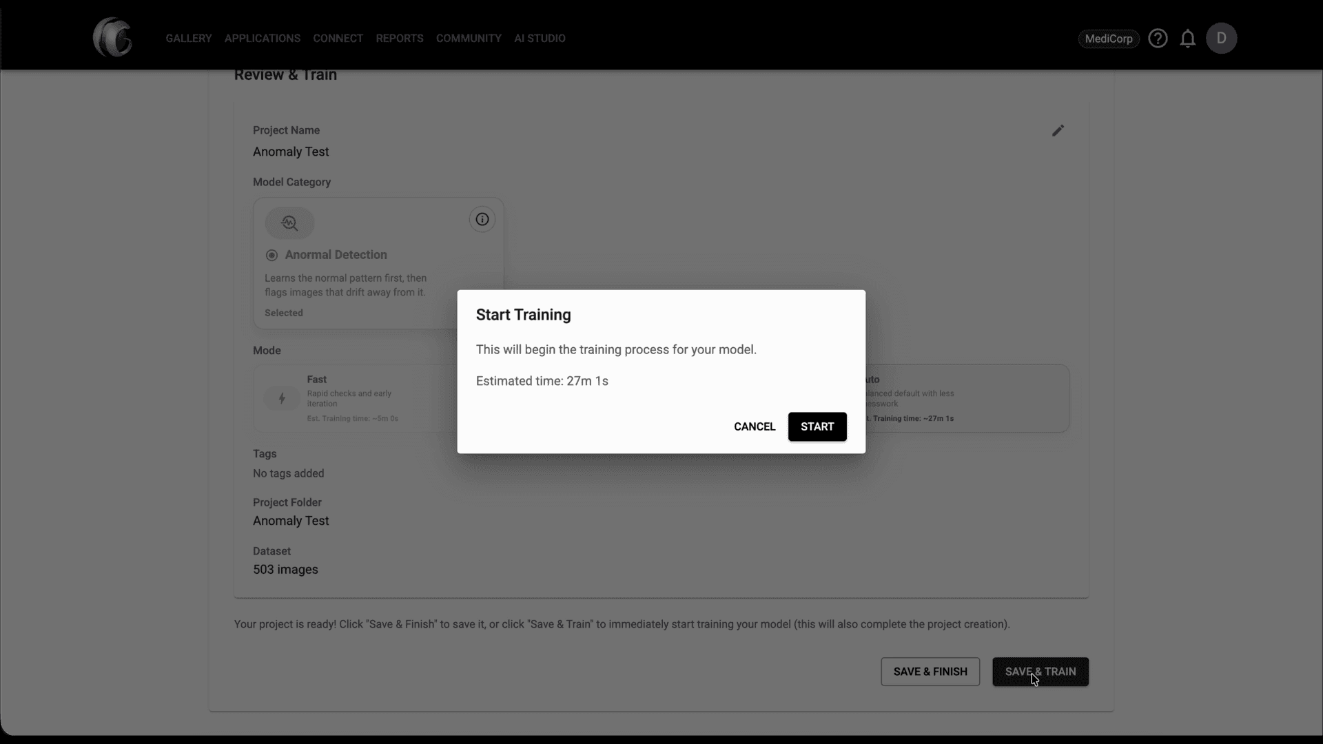 Train step screenshot